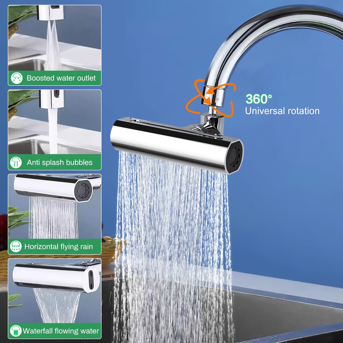 Grifo 360° 4 en 1 💧