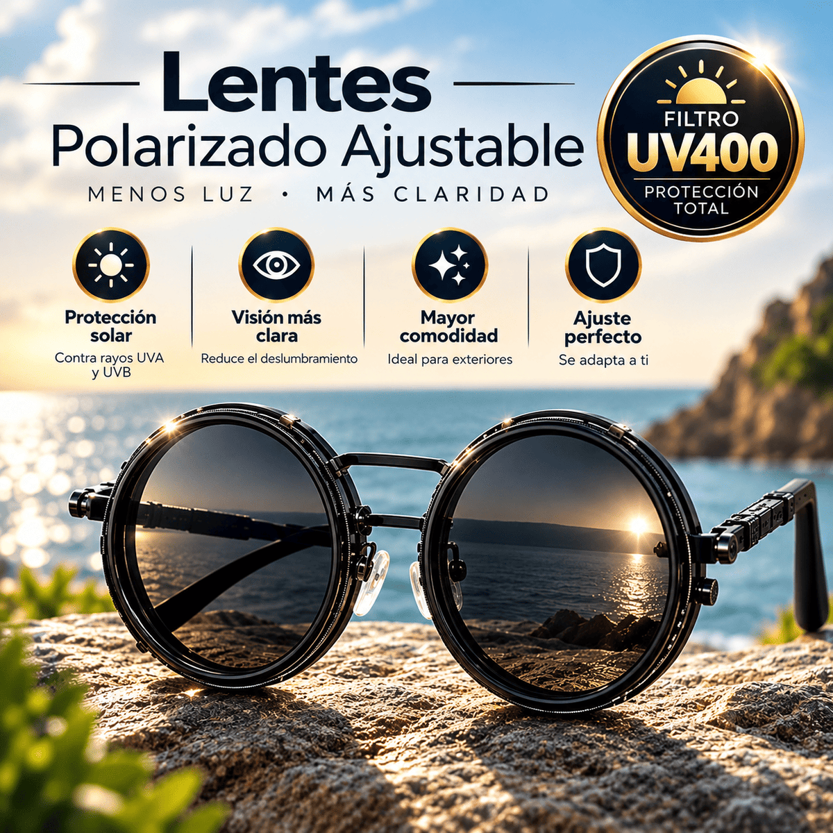 Lentes Polarizados Ajustables UV400